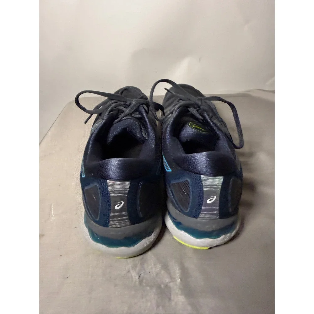 Asics Gel-Nimbus 23 Mens 12.5 Athletic Running Shoes Grey Blue Sneaker